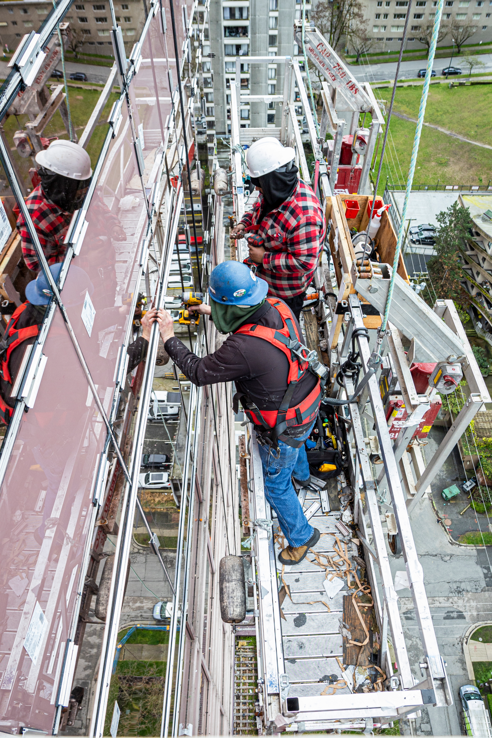 Glass installers